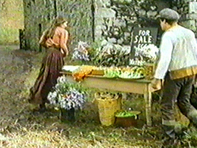 The farm produce stall