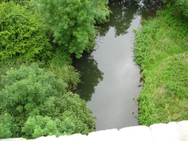 The river as seen from the Monsal viaduct