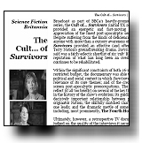 Thumbnail of the review of 'The Cult of... Survivors' in .pdf format