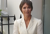 Survivors actress Lucy Fleming at the series 3 DVD studio day, August 2005