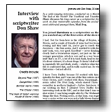 Thumbnail of the Don Shaw interview in .pdf format
