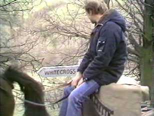 Greg en route to Whitecross