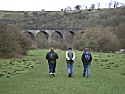 En route from the weir to the viaduct in the Monsal valley