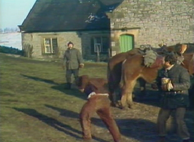 Charles throws the water over the anguished Fenton