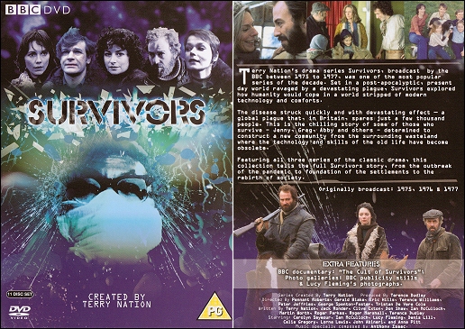 Front and back cover of the BBC Survivors DVD boxset
