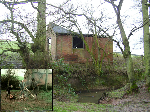The building in which Phillipson and his young companion are sheltering in the first series first series Survivors' episode Gone Away