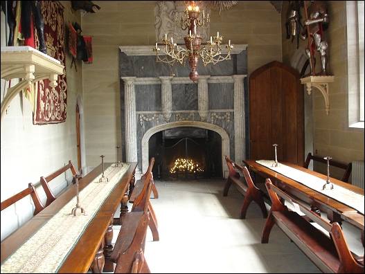 Hampton Court - fireplace in Coningsby Hall
