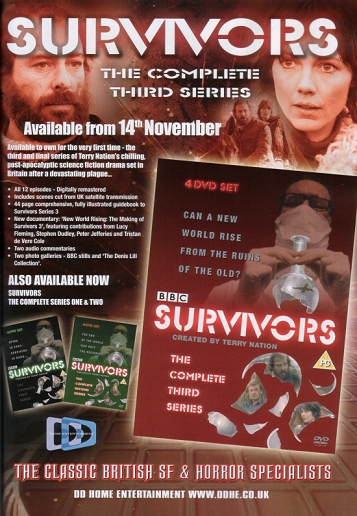 Survivors series three DVD set full-page advert from SFX December 2005
