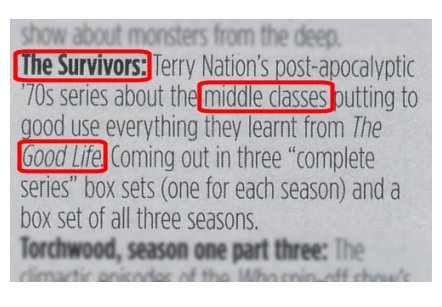 A listing for the re-release of Survivors on DVD from SFX magazine March 2007