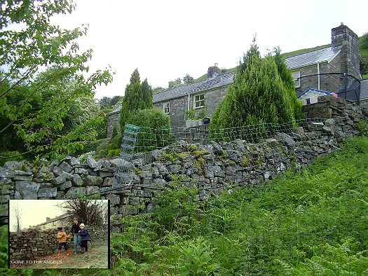The cottage near Crickhowell, showing Abby's departure in Gone to the Angels