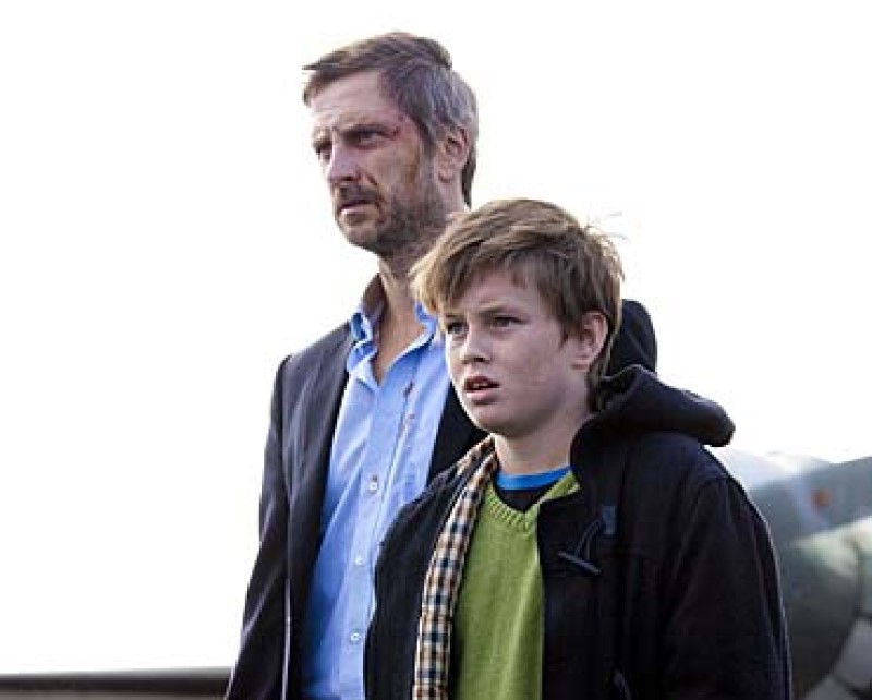 Whitaker holds Peter Grant hostage in the negotation standoff in the series two finale