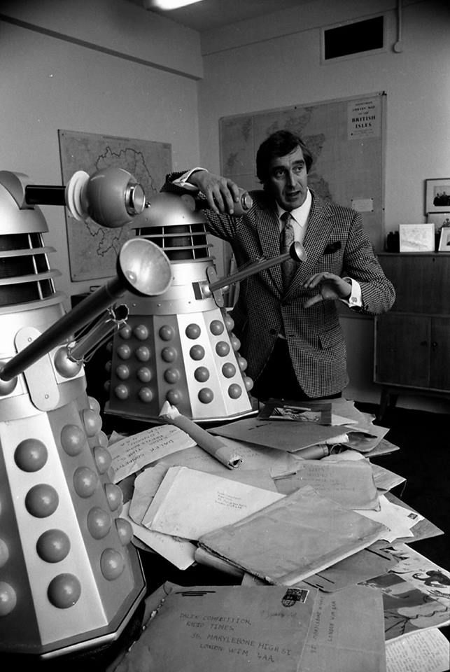 Terry Nation reviews entries into a Dalek competition
