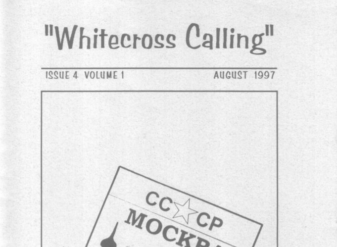 Front cover of issue four of Survivors fanzine Whitecross Calling