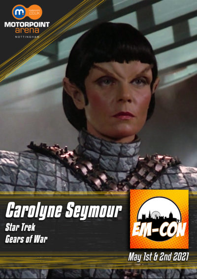 Carolyn Seymour to appear at Nottingham’s EM-Con, 1-2 May 2021