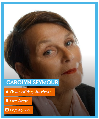Carolyn Seymour to appear at MCM Comic Con, Birmingham, 11-13 November